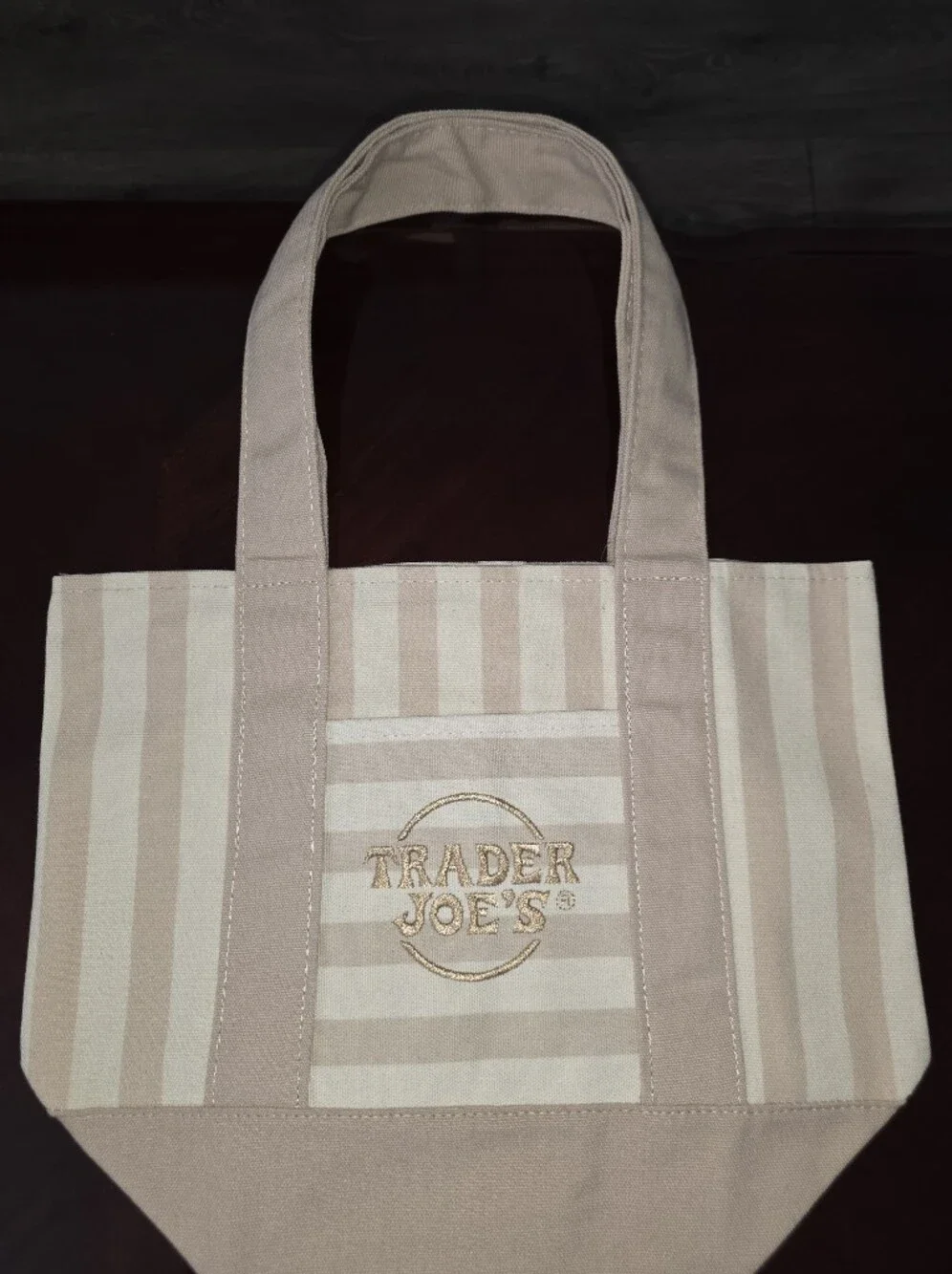 NWT-Trader Joe's Beige Tote Bag